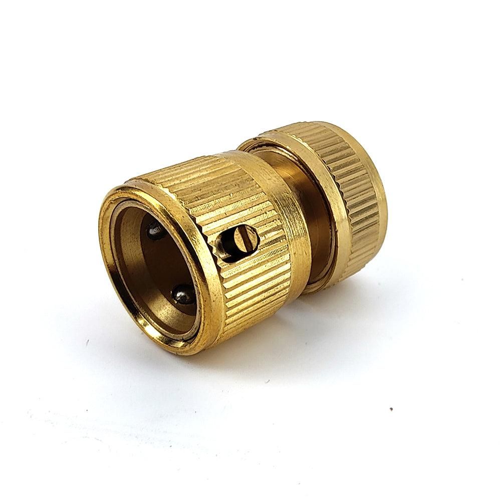 Brass Female Garden Hose Connector x 12mm - 1/2'' Grip Hose Connector - All Things Fermented | Home Brew Supplies Shop Wellington Kapiti NZ