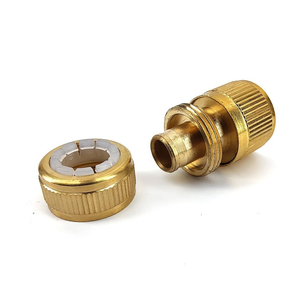 Brass Female Garden Hose Connector x 12mm - 1/2'' Grip Hose Connector - All Things Fermented | Home Brew Supplies Shop Wellington Kapiti NZ