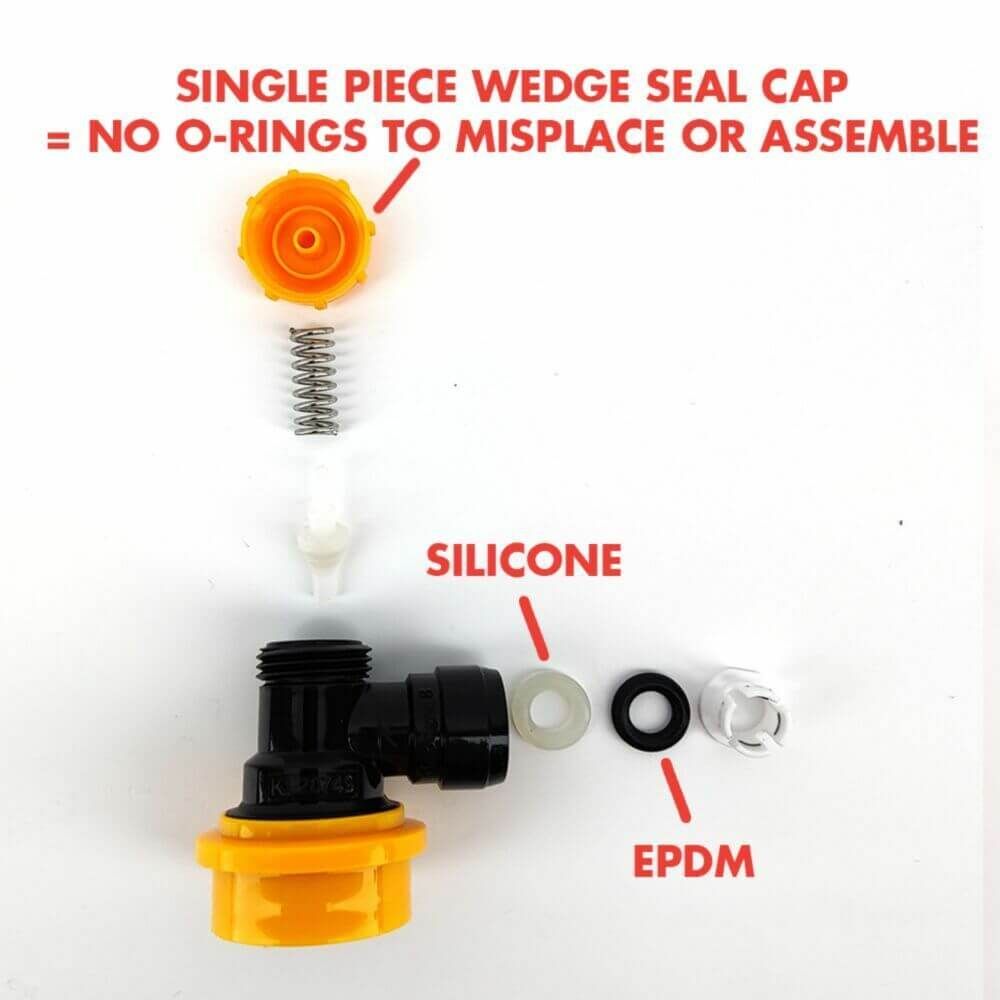 Ball Lock Beer Duotight Disconnect - All Things Fermented | Home Brew Supplies Shop Wellington Kapiti NZ