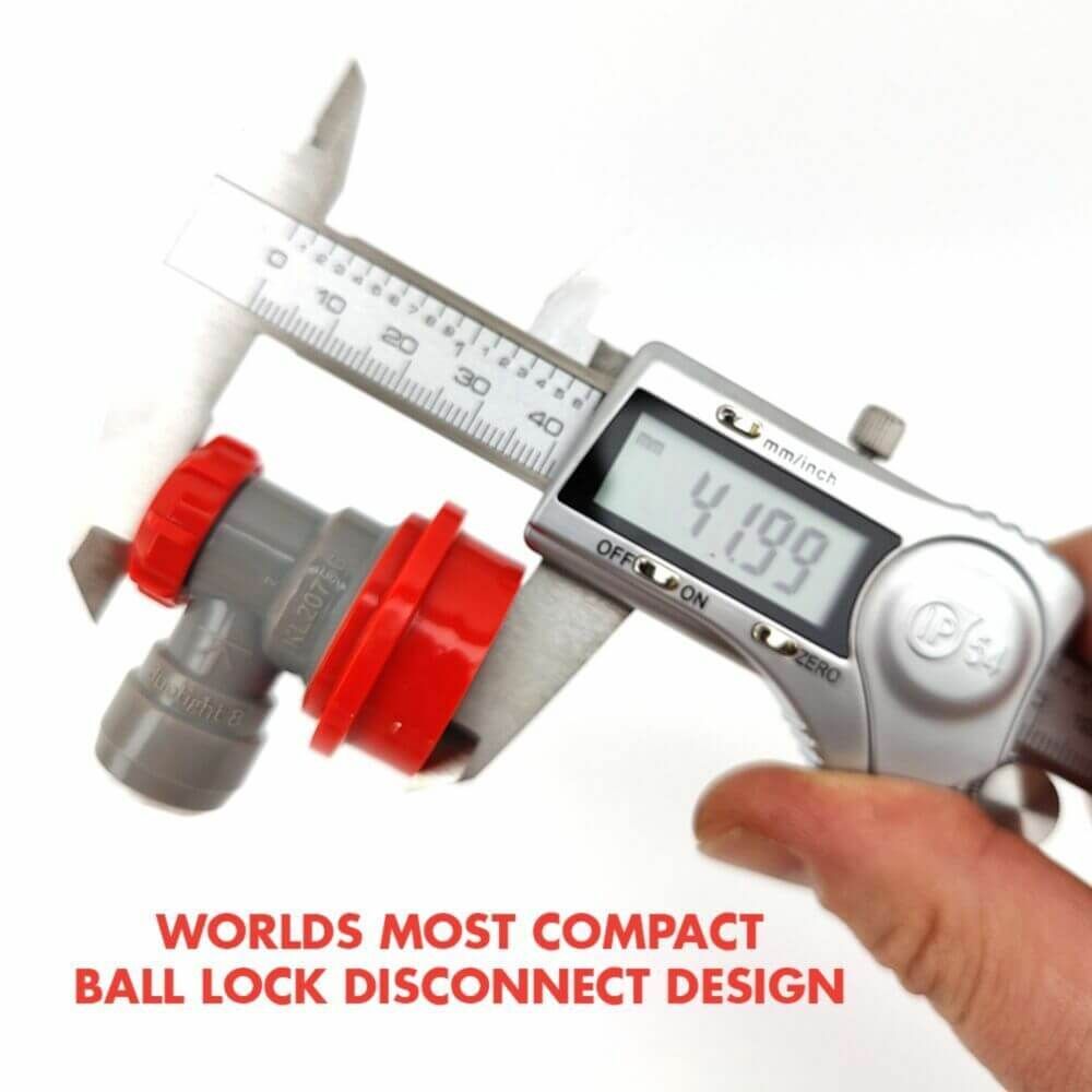 Ball Lock Gas Duotight Disconnect - All Things Fermented | Home Brew Supplies Shop Wellington Kapiti NZ