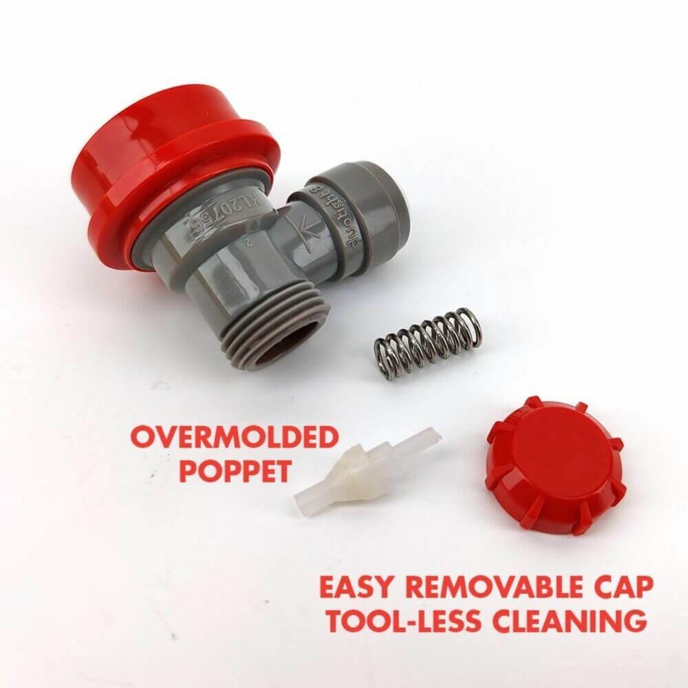 Ball Lock Gas Duotight Disconnect - All Things Fermented | Home Brew Supplies Shop Wellington Kapiti NZ