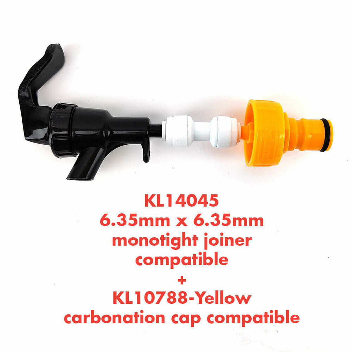 Beer Tap - Keg Picnic Tap - Duotight - All Things Fermented | Home Brew Supplies Shop Wellington Kapiti NZ