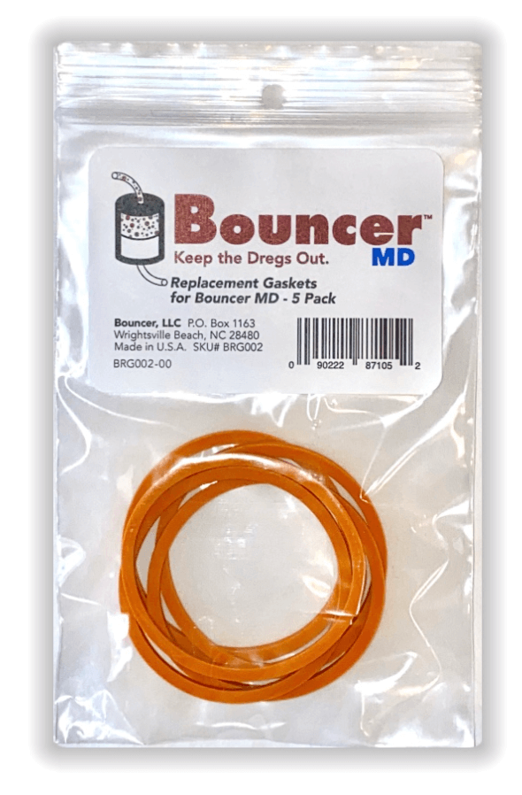 Bouncer Filter - Mac Daddy  - Replacement Gaskets 5 Pack - All Things Fermented | Home Brew Supplies Shop Wellington Kapiti NZ