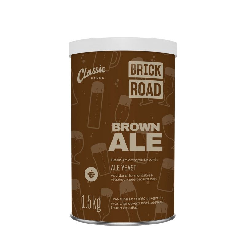 Brick Road Brown Ale 1.5Kg - All Things Fermented | Home Brew Supplies Shop Wellington Kapiti NZ