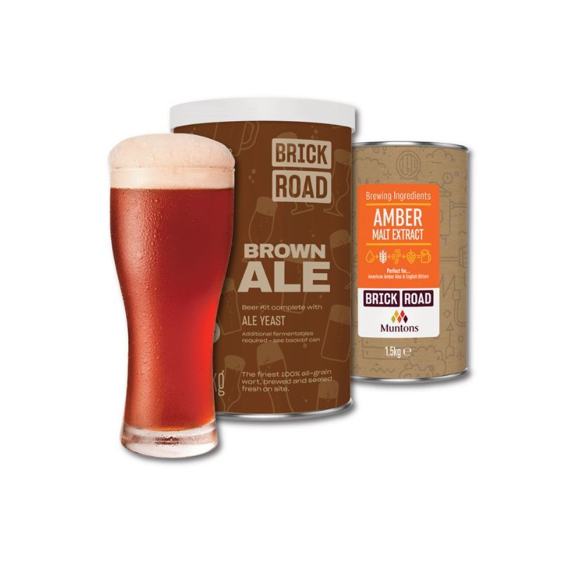 Brick Road Brown Ale 1.5Kg - All Things Fermented | Home Brew Supplies Shop Wellington Kapiti NZ