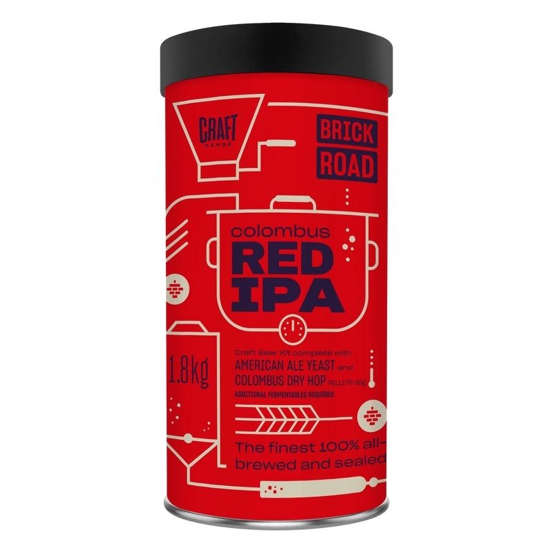 Brick Road Columbus Red IPA 1.8Kg - All Things Fermented | Home Brew Supplies Shop Wellington Kapiti NZ