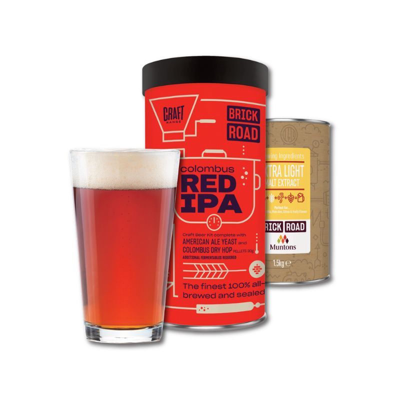 Brick Road Columbus Red IPA 1.8Kg - All Things Fermented | Home Brew Supplies Shop Wellington Kapiti NZ