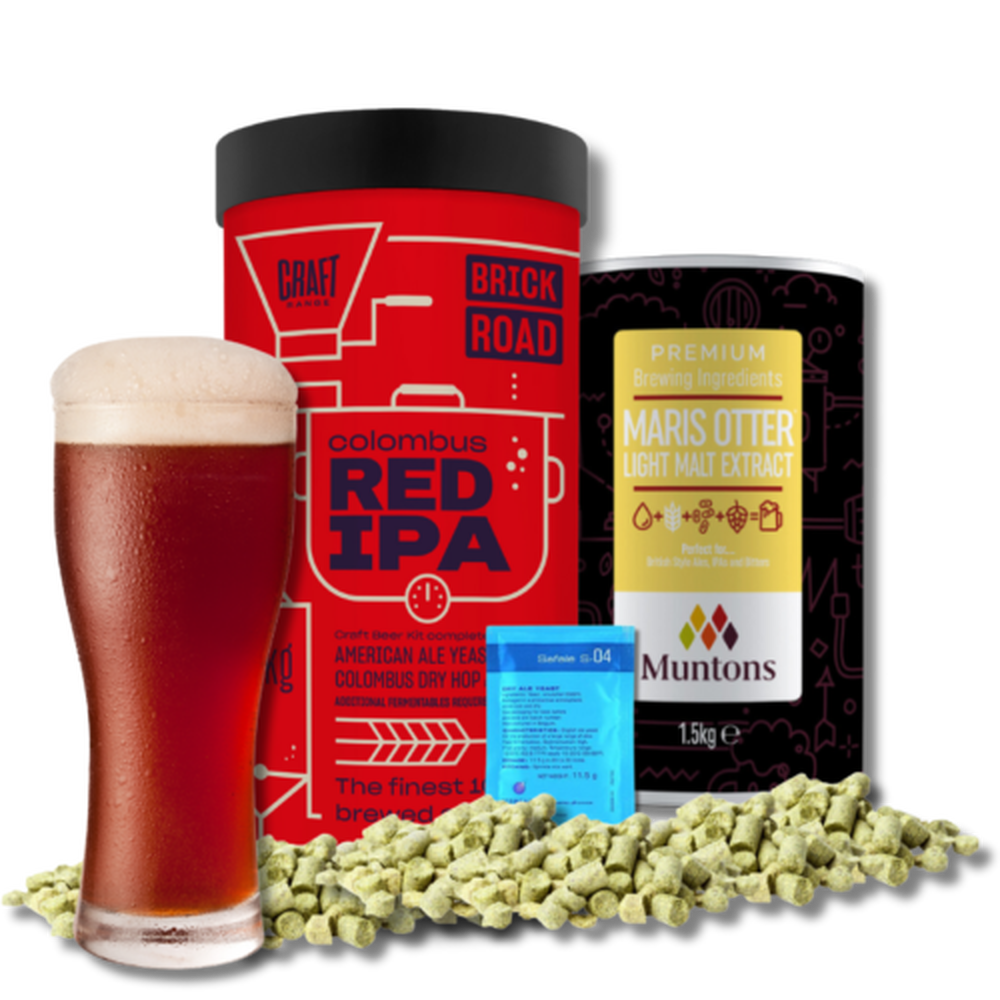 Brick Road Craft Red IPA - All Things Fermented | Home Brew Supplies Shop Wellington Kapiti NZ