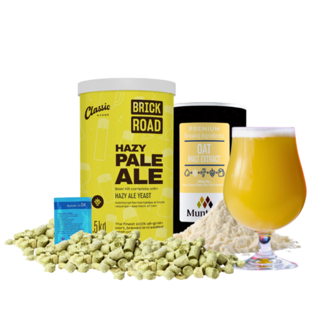 Brick Road Hazy IPA (Birds Eye style) - All Things Fermented | Home Brew Supplies Shop Wellington Kapiti NZ