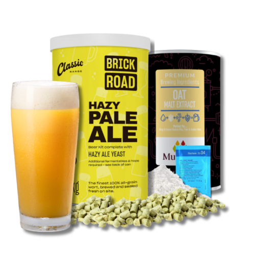 Brick Road Hazy New England Pale Ale (Status Quo style) - All Things Fermented | Home Brew Supplies Shop Wellington Kapiti NZ