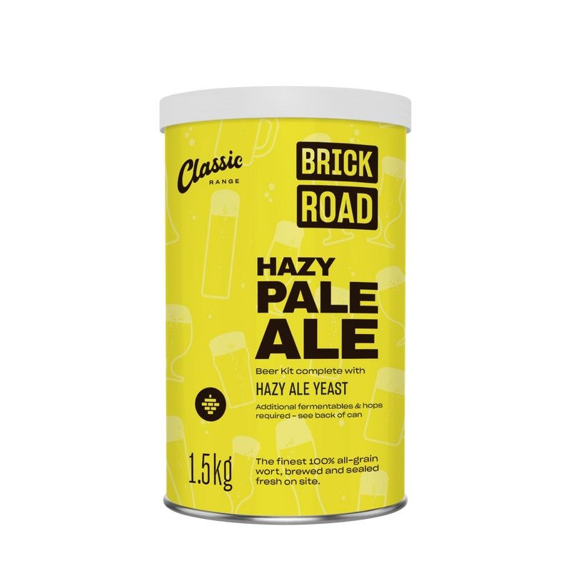 Brick Road Hazy Pale Ale 1.5Kg - All Things Fermented | Home Brew Supplies Shop Wellington Kapiti NZ