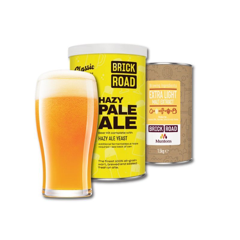 Brick Road Hazy Pale Ale 1.5Kg - All Things Fermented | Home Brew Supplies Shop Wellington Kapiti NZ