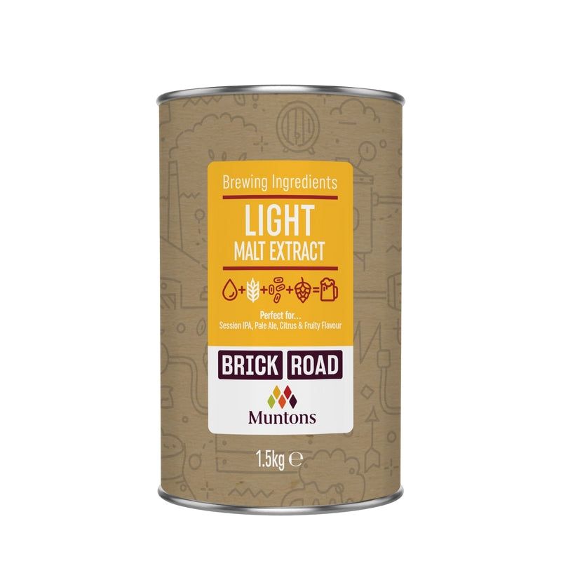 Brick Road Light Malt 1.5Kg - All Things Fermented | Home Brew Supplies Shop Wellington Kapiti NZ