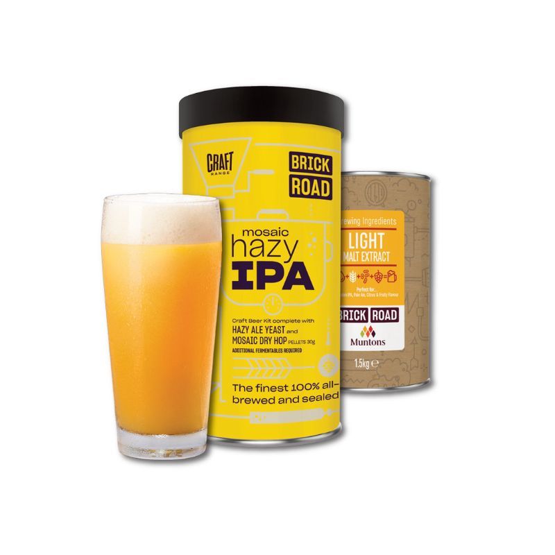 Brick Road Mosaic Hazy IPA 1.8Kg - All Things Fermented | Home Brew Supplies Shop Wellington Kapiti NZ