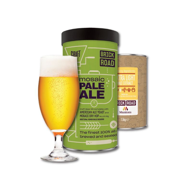 Brick Road Mosaic Pale Ale 1.8Kg - All Things Fermented | Home Brew Supplies Shop Wellington Kapiti NZ