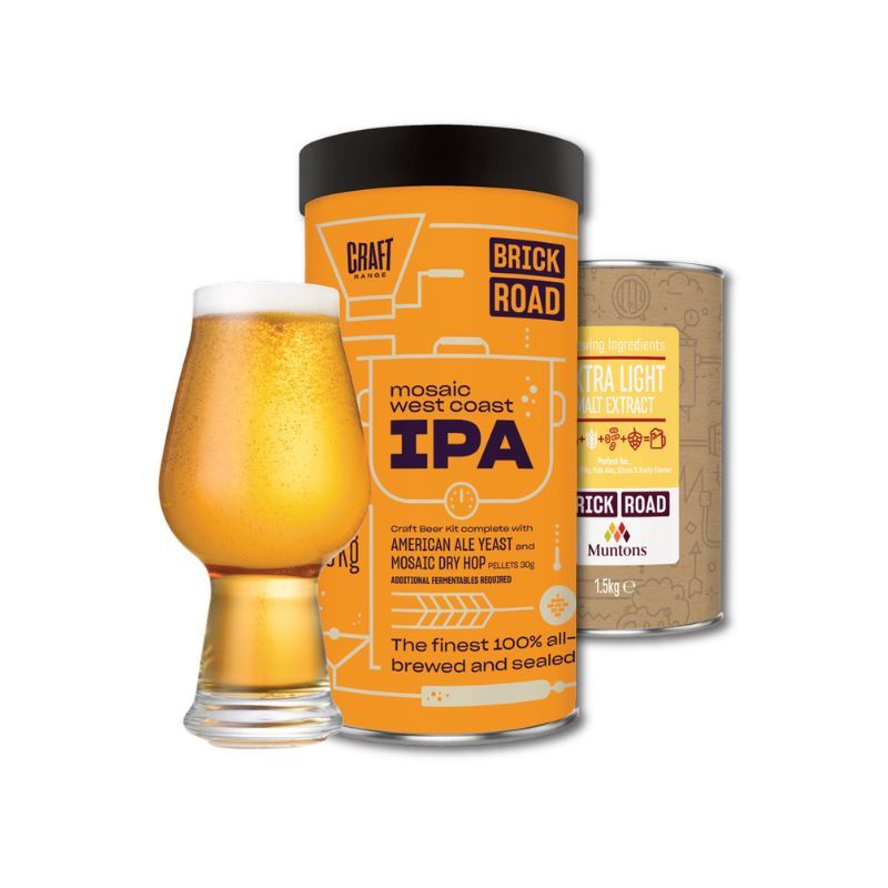 Brick Road Mosaic West Coast IPA 1.8Kg - All Things Fermented | Home Brew Supplies Shop Wellington Kapiti NZ