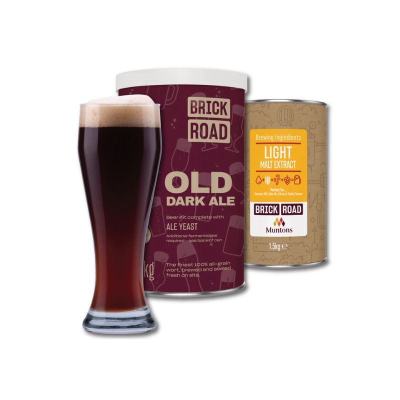 Brick Road Old Dark Ale 1.5kg - All Things Fermented | Home Brew Supplies Shop Wellington Kapiti NZ