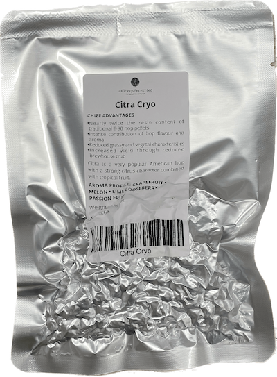 Citra Cryo Hops - 50g - All Things Fermented | Home Brew Supplies Shop Wellington Kapiti NZ