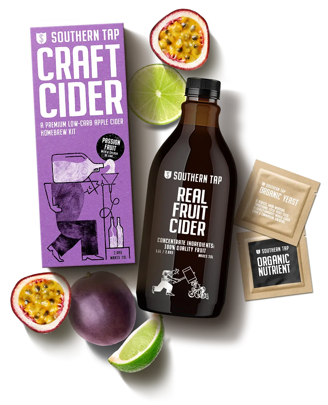SOUTHERN TAP PASSIONFRUIT APPLE CIDER Best Before: 30/09/2025