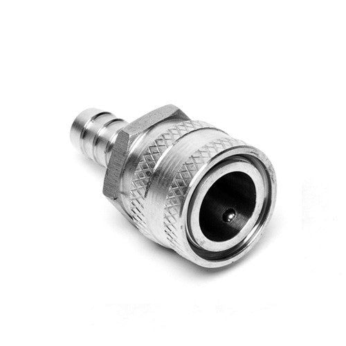 Stainless Steel Quick Disconnect - Female to 13mm Barb - All Things Fermented | Home Brew Supplies Shop Wellington Kapiti NZ