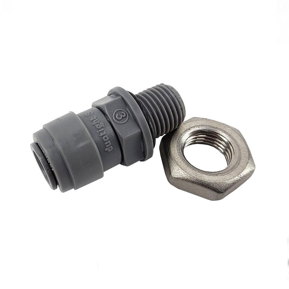 Duotight - 8mm (5/16") Female x 1/4" Male Thread Bulkhead (suits 60cm Thermowell)