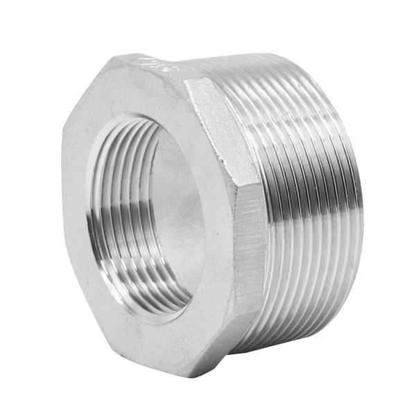 BSP Hex Reducing Bush 3/4 Inch - 1/2 Inch 316 Stainless Steel