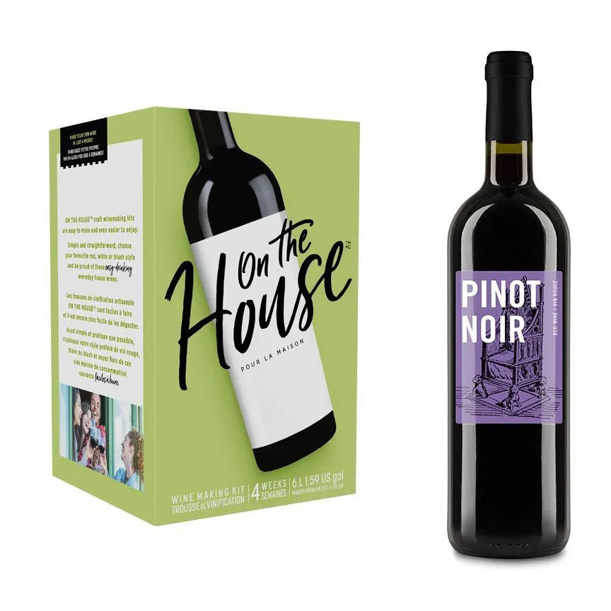 On The House Pinot Noir Style - All Things Fermented | Home Brew Shop NZ | Supplies | Equipment