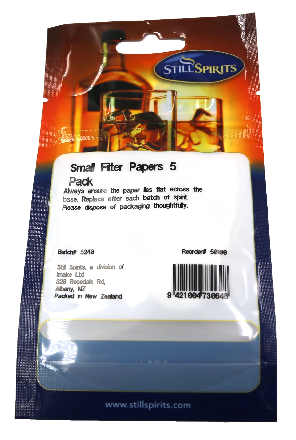 Still Spirits Small Filter Paper - 5 pack - All Things Fermented | Home Brew Shop NZ | Supplies | Equipment