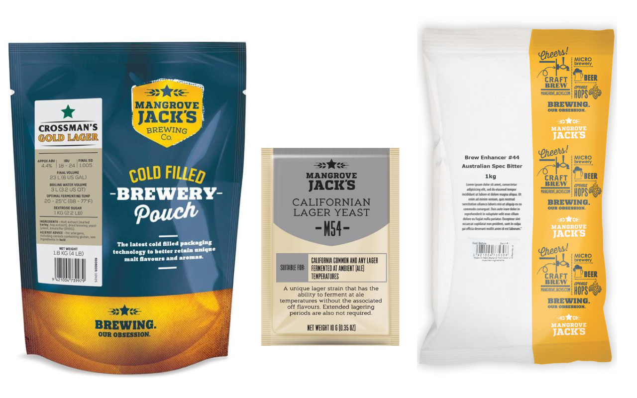 Mangrove Jack's Carlton Cold Clone (warm fermentation 20℃) - All Things Fermented | Home Brew Shop NZ | Supplies | Equipment