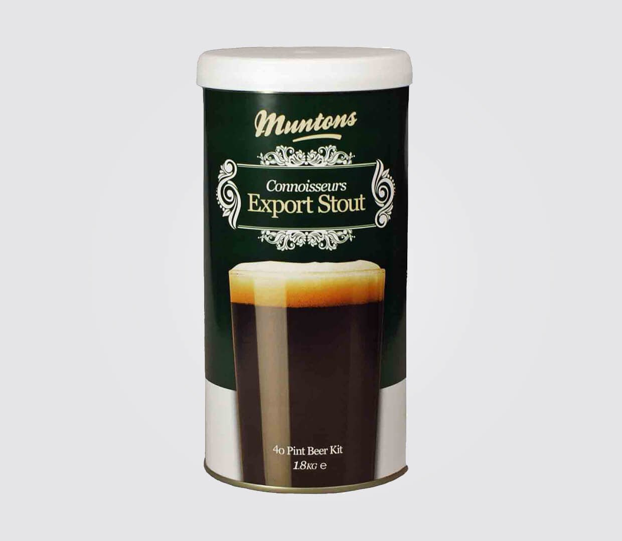 Muntons Connoisseurs Range Export Stout 1.8kg - All Things Fermented | Home Brew Shop NZ | Supplies | Equipment