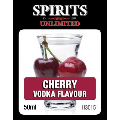 Spirits Unlimited Fruit Vodka - Cherry - 50ml - All Things Fermented | Home Brew Shop NZ | Supplies | Equipment