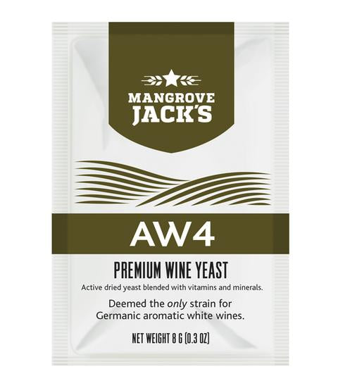 Mangrove Jack's AW4 Premium Wine Yeast - All Things Fermented | Home Brew Shop NZ | Supplies | Equipment