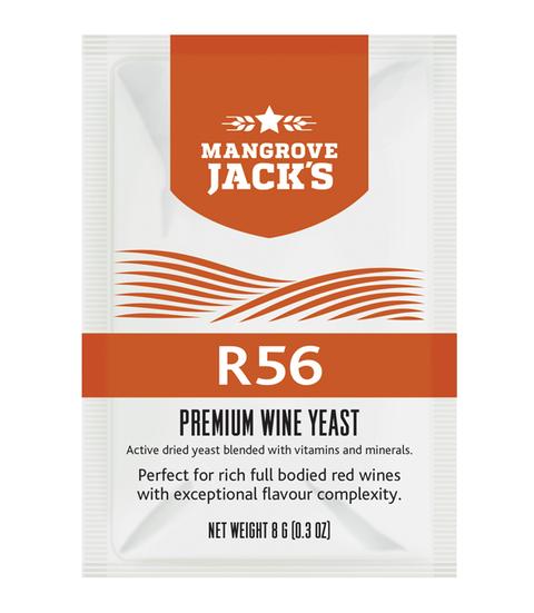 Mangrove Jack's R56 Premium Wine Yeast - All Things Fermented | Home Brew Shop NZ | Supplies | Equipment