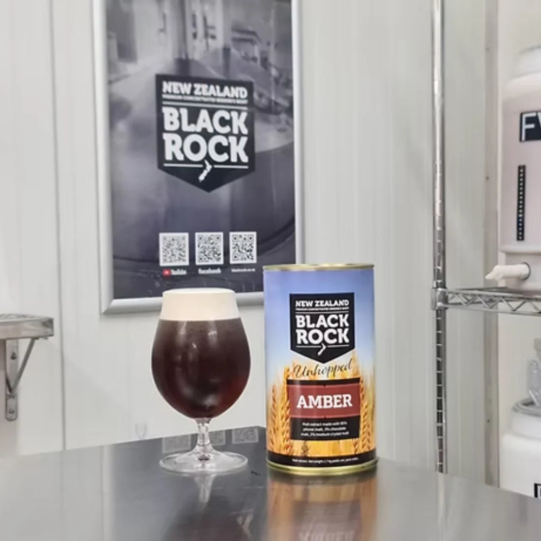 Black Rock Unhopped Amber