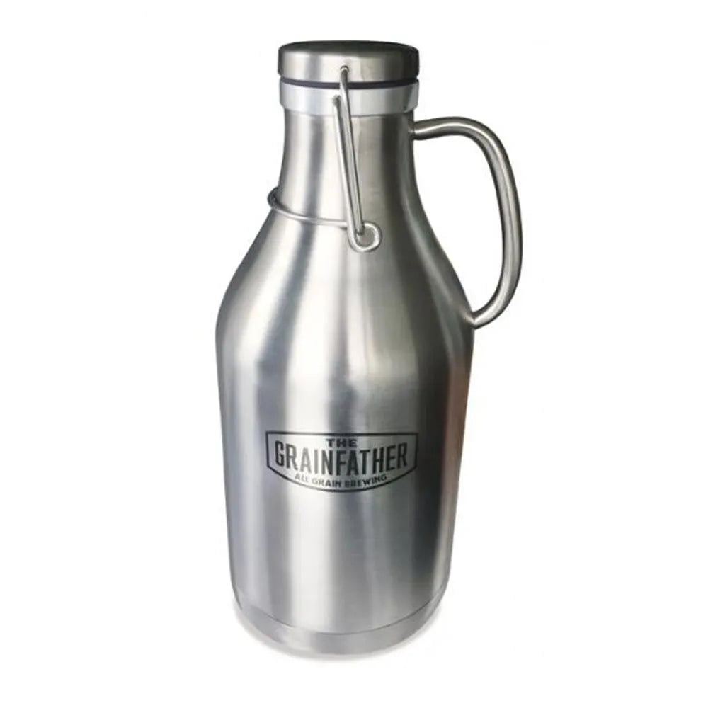 Grainfather Stainless Steel Swing Top Growler - 2L Capacity