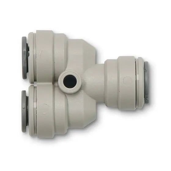 John Guest Super Speedfit - Two Way Divider 5/16 Inch (8mm) Push-fit - All Things Fermented | Home Brew Supplies Shop Wellington Kapiti NZ