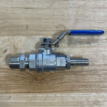 Ball Valve Assembly 316 Stainless Steel - 1/2 Inch - All Things Fermented | Home Brew Supplies Shop Wellington Kapiti NZ