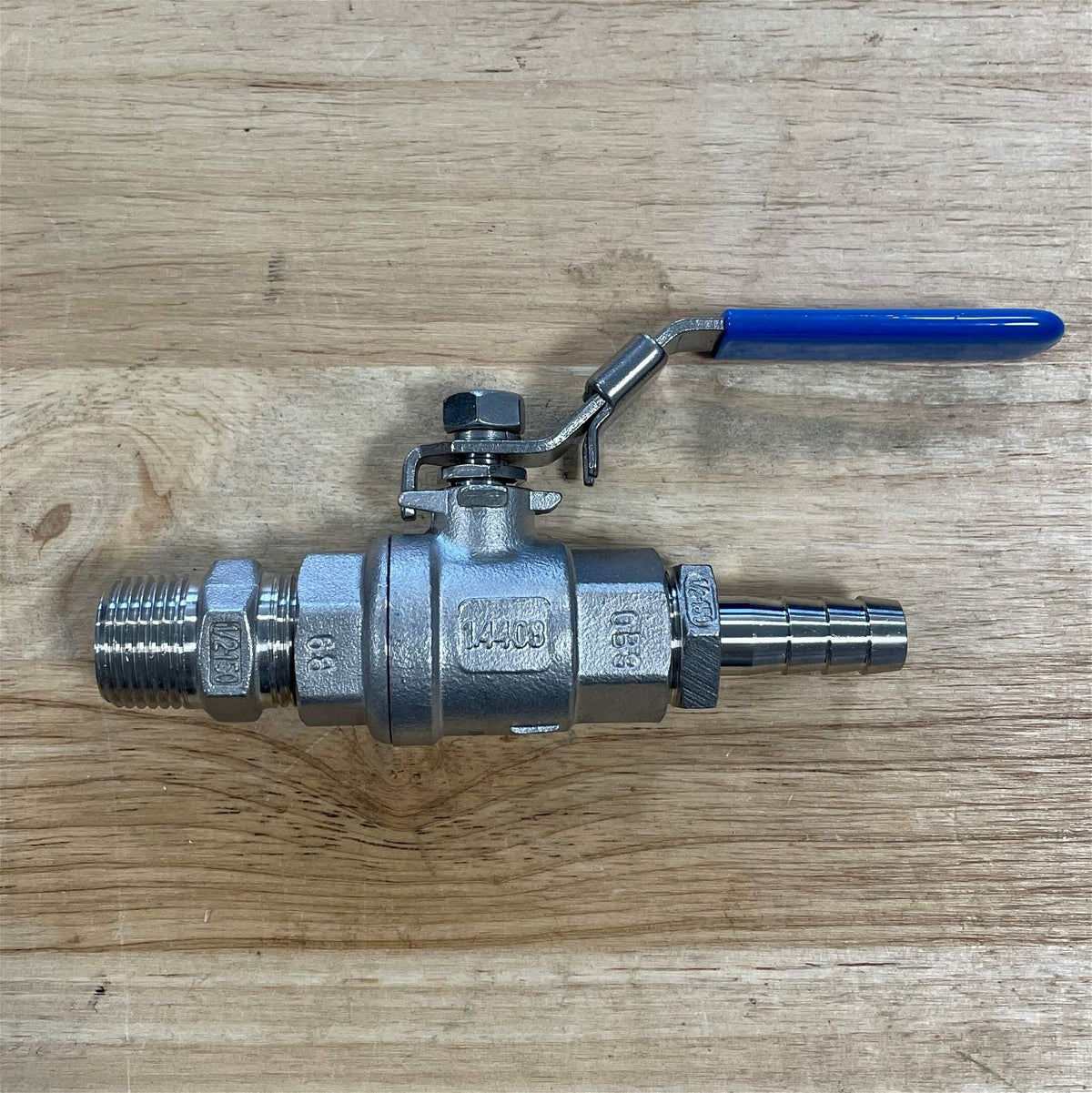 Ball Valve Assembly 316 Stainless Steel - 1/2 Inch - All Things Fermented | Home Brew Supplies Shop Wellington Kapiti NZ