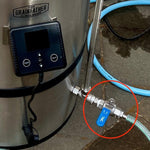 Ball Valve Assembly 316 Stainless Steel - 1/2 Inch - All Things Fermented | Home Brew Supplies Shop Wellington Kapiti NZ