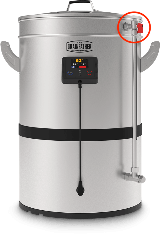 Grainfather G40 1/2 Inch Right Angle Ball Valve - All Things Fermented | Home Brew Supplies Shop Wellington Kapiti NZ