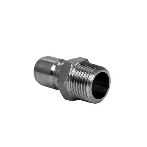 Stainless Steel Quick Disconnect - Male to Male 1/2 inch BSP - All Things Fermented | Home Brew Supplies Shop Wellington Kapiti NZ