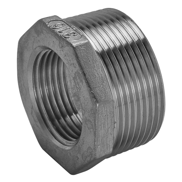 BSP Hex/Reducing Bush 1/2 Inch - 3/8 Inch - All Things Fermented | Home Brew Supplies Shop Wellington Kapiti NZ