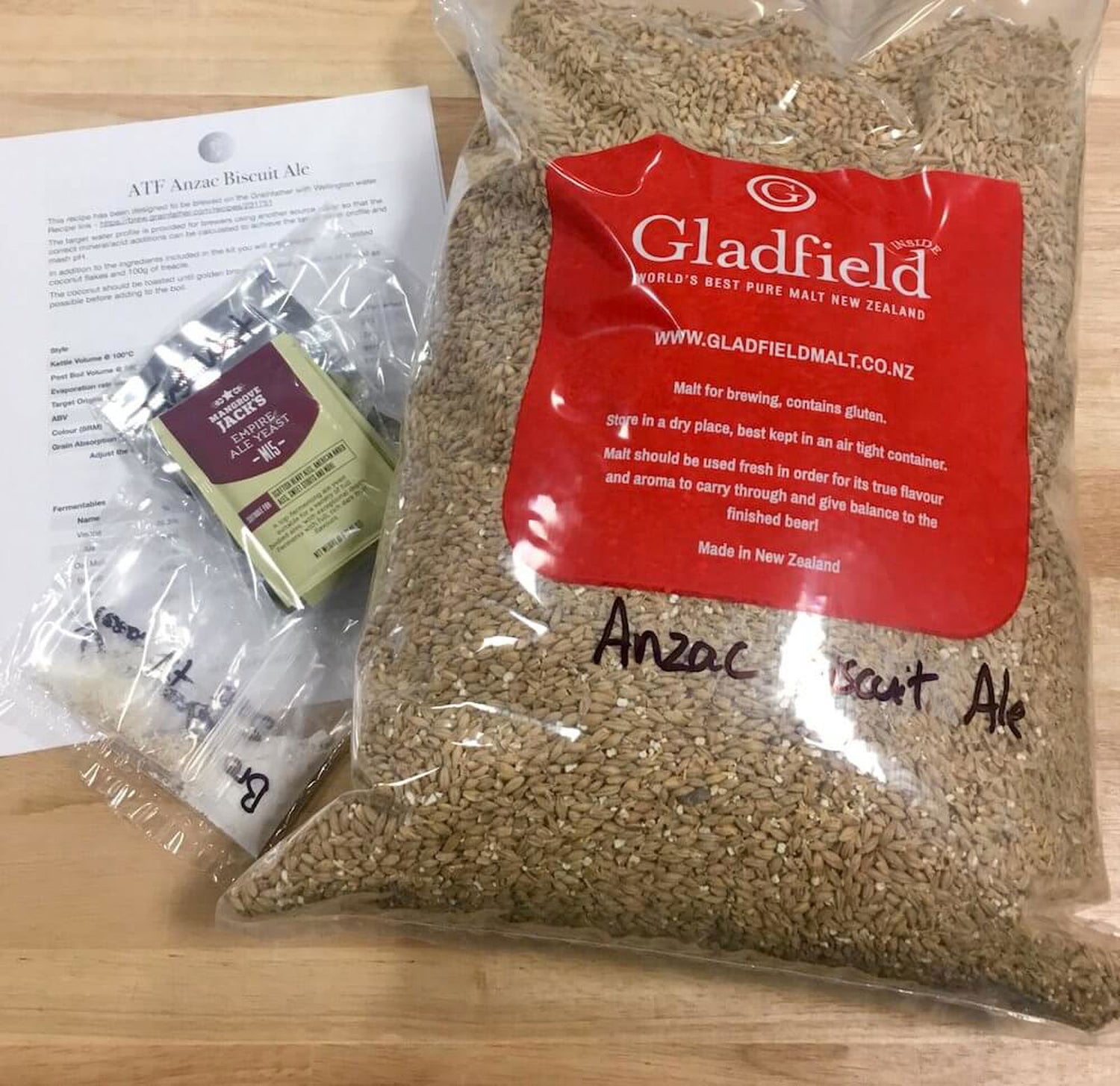 ATF Anzac Biscuit Ale - All Things Fermented | Home Brew Supplies Shop Wellington Kapiti NZ