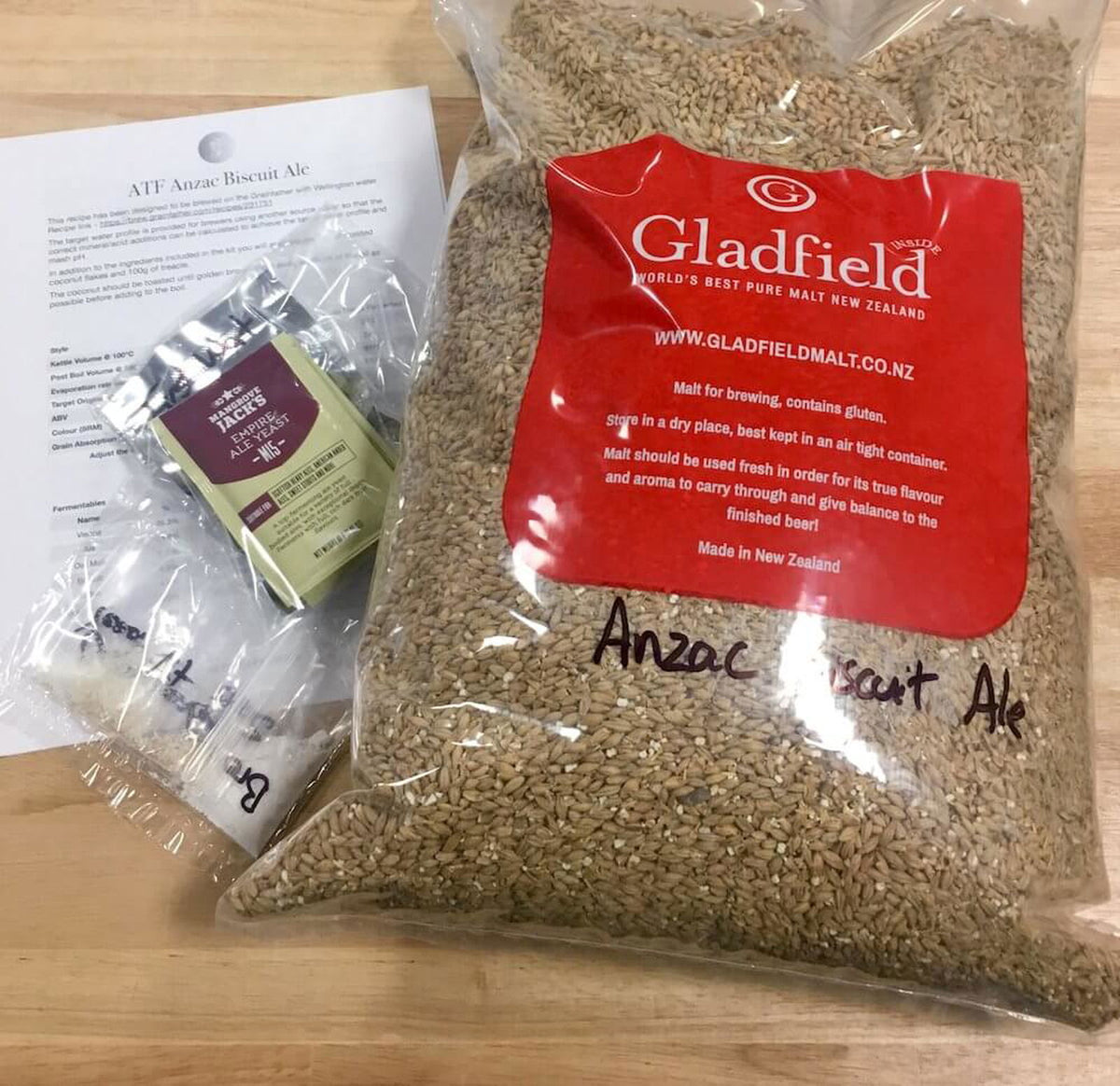 ATF Anzac Biscuit Ale - All Things Fermented | Home Brew Supplies Shop Wellington Kapiti NZ