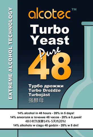 Alcotec 48 Turbo Yeast - All Things Fermented | Home Brew Supplies Shop Wellington Kapiti NZ