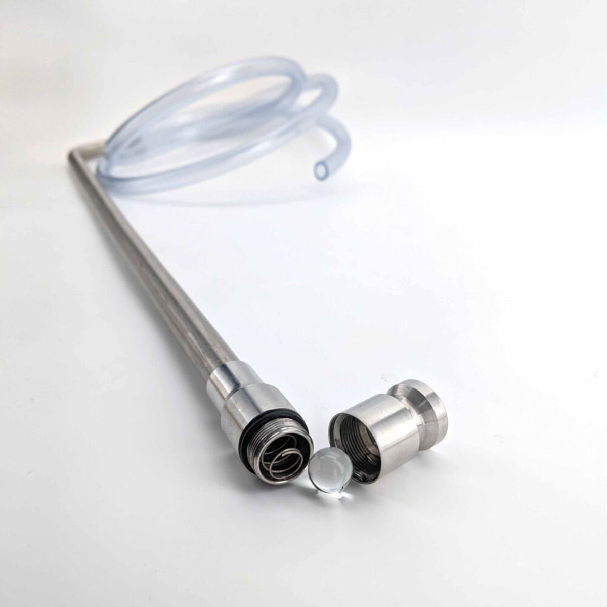 Auto Syphon Racking Cane Easy Jiggler - Stainless - All Things Fermented | Home Brew Supplies Shop Wellington Kapiti NZ