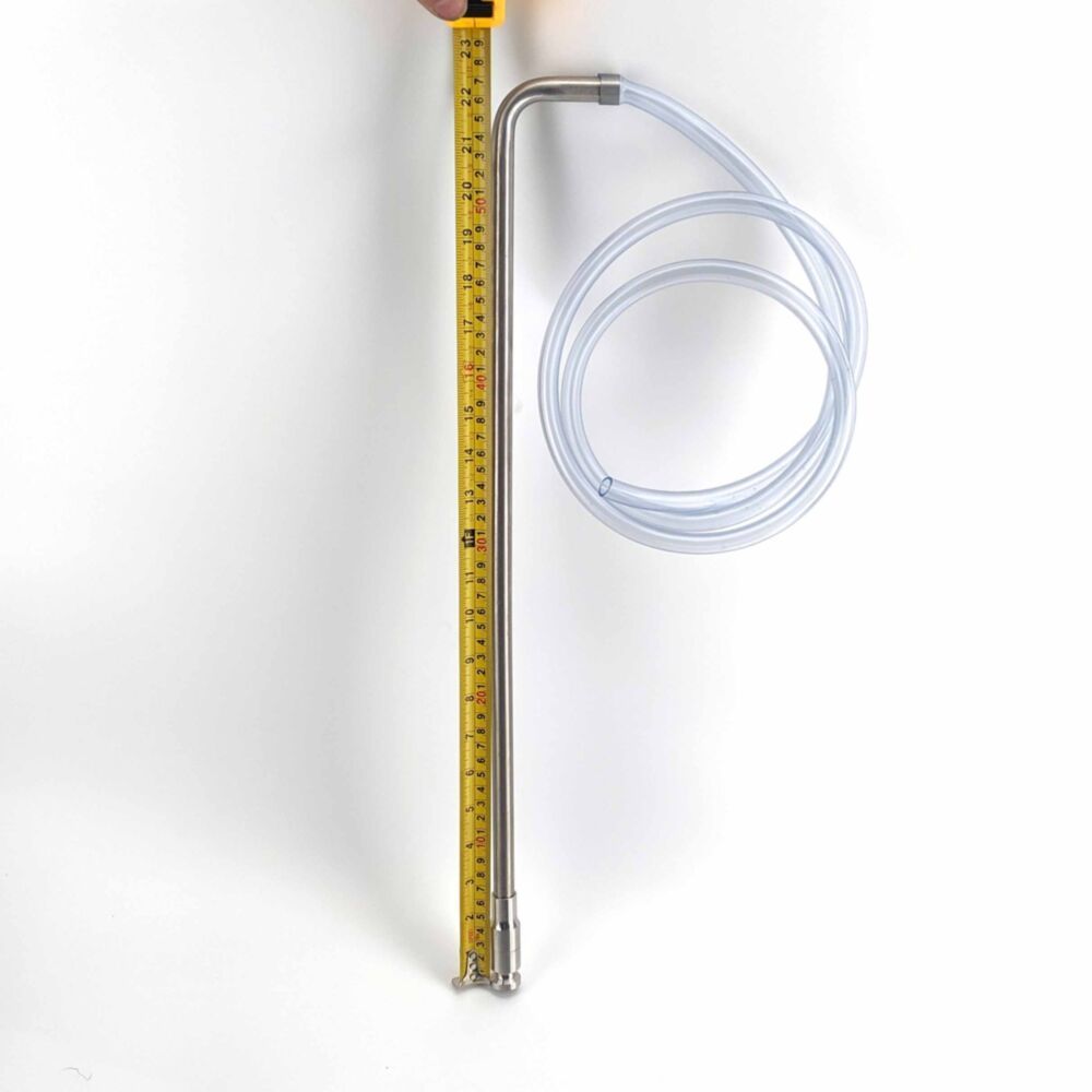 Auto Syphon Racking Cane Easy Jiggler - Stainless - All Things Fermented | Home Brew Supplies Shop Wellington Kapiti NZ