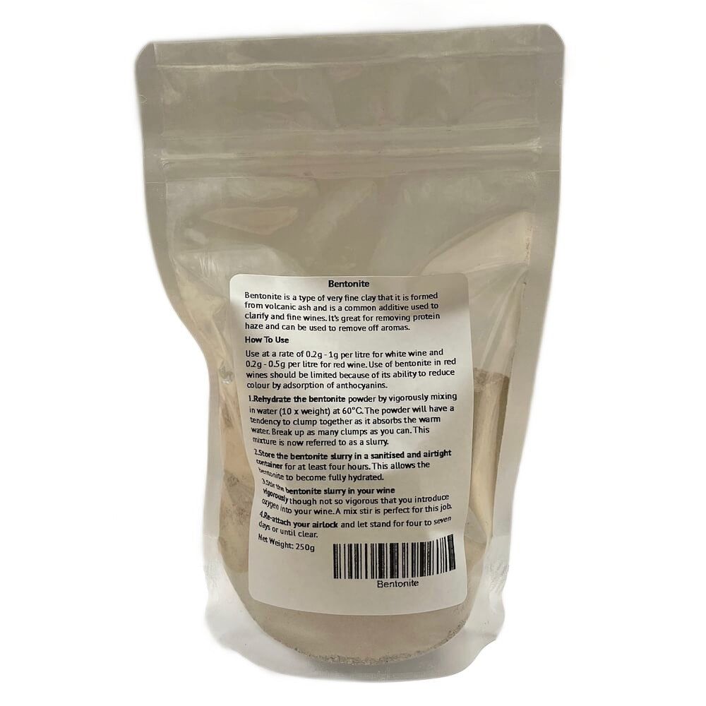 Bentonite - 250g - All Things Fermented | Home Brew Supplies Shop Wellington Kapiti NZ