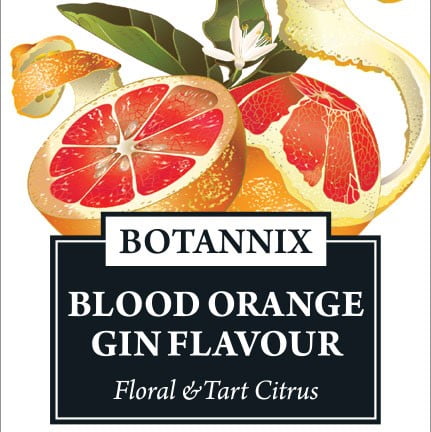 Spirits Unlimited Botannix Blood Orange Gin Flavour - 50ml