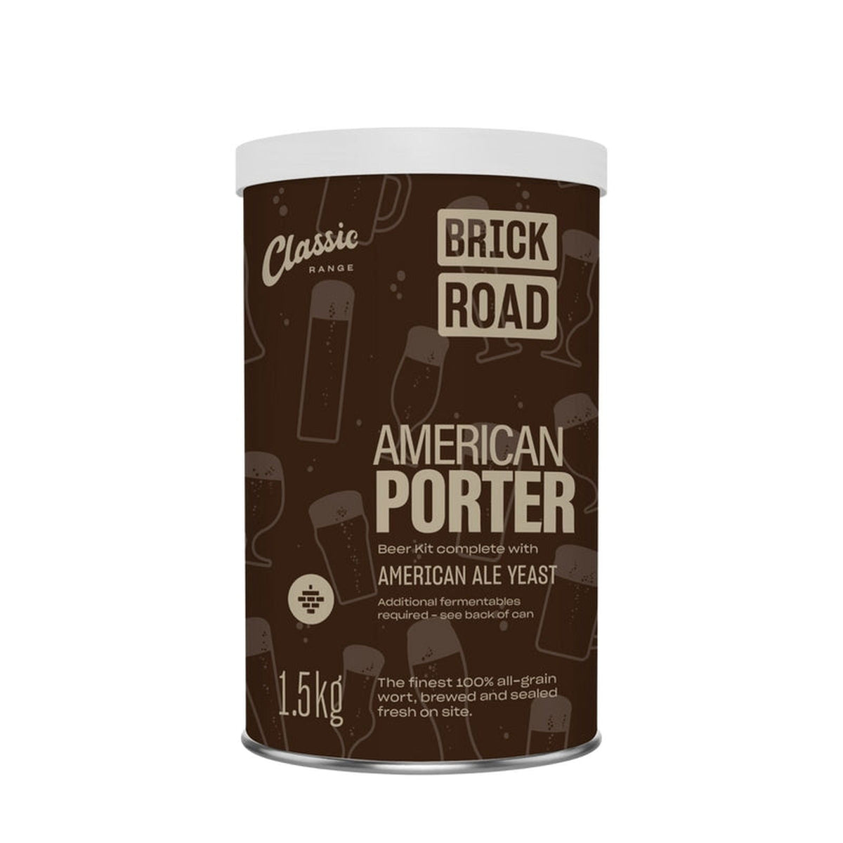 Brick Road American Porter 1.5Kg - All Things Fermented | Home Brew Supplies Shop Wellington Kapiti NZ